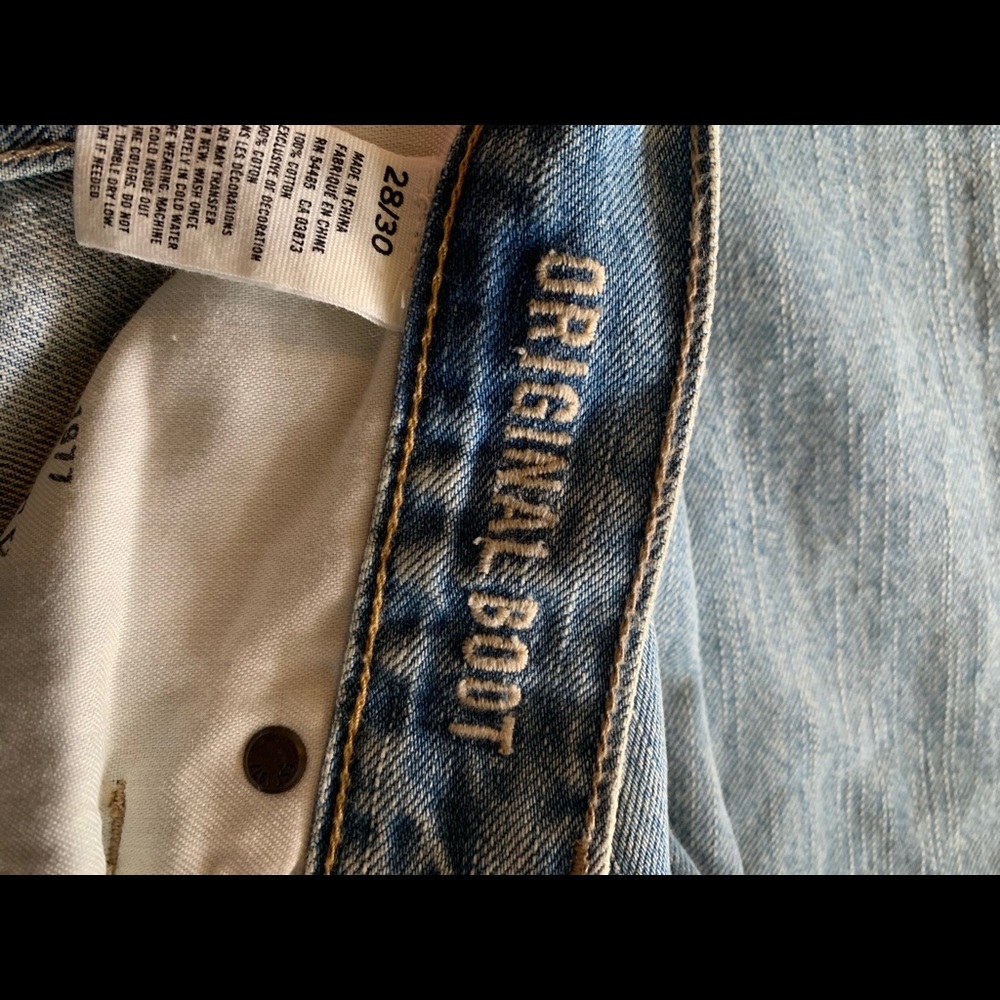 American eagle boot cut jeans-light wash - Picture 4 of 5
